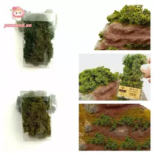 PWSSEND Cỏ Tuft DIY Micro Phong Cảnh Buliding Mô Hình Cảnh Vật Liệu Thực Vật