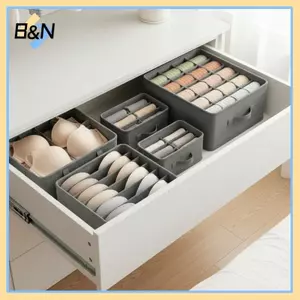 B & N 6 / 7 Lưới Quần Lót Áo Ngực Quần Lót Người Tổ Chức Tủ Ngăn Kéo Hộp Phân Loại Nhà Hộp Sắp Xếp.