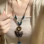 Bohemian Phong Cách Retro Bướm Vòng Cổ Dài Nữ Phong Cách Dân Tộc Áo Len Dây Xích Phụ Kiện