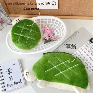 Túi đựng bút hình rùa nhồi bông dễ thương, hộp mỹ phẩm, ví đựng tiền lẻ, tai nghe, đồ dùng học tập SKY