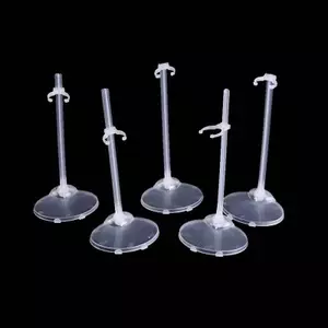 MỚI 5 Chiếc Trong Suốt Màu Sắc Búp Bê Đồ Chơi Đứng Hỗ Trợ Cho Búp Bê Bé Gái Chống Đỡ SKY