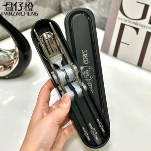 Panzai Bộ Muỗng Đũa Giá Trị Cao Học Sinh Di Động Gói Đơn Chuyên Dụng Một Người Sử Dụng Bộ Ba Mảnh 6.2