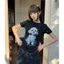 Milyfashion In Đầy Đủ Chấm Bi Con Chó Con Áo Thun Tay Ngắn Mỏng Hơn Nhìn Co Giãn Nóng Cô Gái Ngắn Top Mùa Hè Bé tee Ba Lê Phong Cách KLWQ