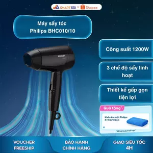 Máy sấy tóc Philips BHC010/10 1200W - 3 chế độ sấy - Bảo hành chính hãng 24 tháng