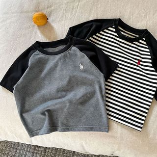 Quần Áo Trẻ Em Cotton Áo Thun Tay Ngắn 2026 Thời Trang Mới Đơn Giản Bé Trai Bé Gái Áo Bé Mùa Hè