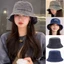 Mũ xô Cotton MERIGGIARE, Mũ Panama chống nắng nhiều màu Unisex, Sunbonnet vải mùa hè màu trơn