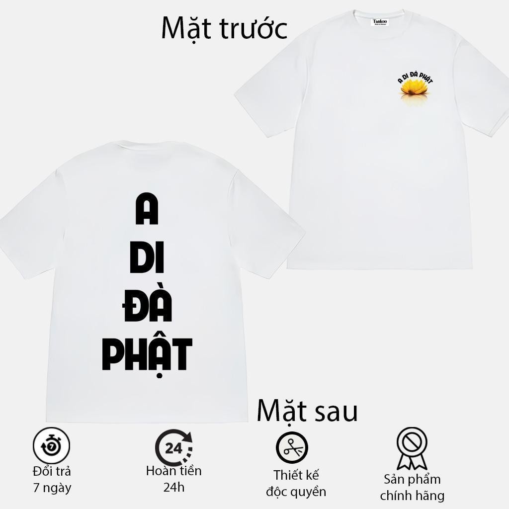 （Giao hàng 24h）Angela Áo thun A di đà phật , Chất Cotton Co Dãn 2 Chiều Áo Phông Hàng Đẹp Chuẩn Form Hottrend