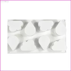 VIC Thiết kế đám mây sáng tạo Bộ khuôn silicon Thiết bị nướng bánh cho bánh pudding Làm sô cô la và thủ công