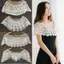 PNPIA- Nữ Dệt Kim Rỗng Ra Khăn Choàng Quấn Cưới Cô Dâu Dạ Hội Đầm Ren Khăn Choàng Cưới Hoa Hướng Dương Ren Khăn Shrug Cape Poncho