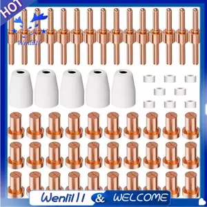60 CÁI PT31 Vật tư tiêu hao cắt Plasma, Đầu phun hiệu suất cắt chất lượng cao, Điện cực & Đầu cho CUT-40, CUT-50