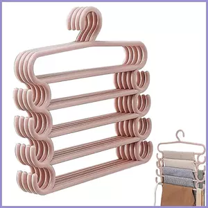 Quần Móc Treo Tiết Kiệm Không Gian 5 Tầng Đa Năng Sử Dụng Giá Sắp Xếp Quần Giá Treo Khăn Móc Treo Tủ Quần Áo Không Gian mueadsyvn