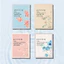 Jiny Yum Vital Sheet Mask Pack 10 tờ Mặt nạ dưỡng ẩm hàng ngày Hàn Quốc 4 loại