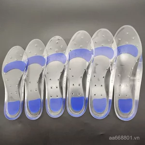 Pu Silicon Đế Chống Sốc Thể Thao Giải Nén Chống Sốc Thoải Mái Chống Đau Massage Flat Foot Correction Pad Nam Nữ Foot Pad BNMQ
