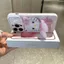Dễ Thương Chấm Bi Mèo Gương Giá Đỡ Cửa Sổ Tình Yêu Apple 17pro Ốp Lưng Điện Thoại 16 / 15 Mềm 14 Hoạt Hình122026-6-1