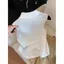 Áo Vest dệt kim không tay cổ POLO màu cà phê cỡ lớn MM dành cho nữ, mùa hè phong cách mới Niche All-Match Top