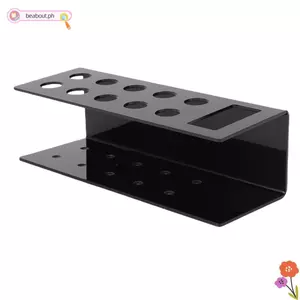 Giá đỡ bút đánh dấu BEABOUT, Giá lưu trữ treo tường Acrylic, Thiết thực nhiều lưới 10 khe cắm Bút trong suốt sắp xếp văn phòng phẩm