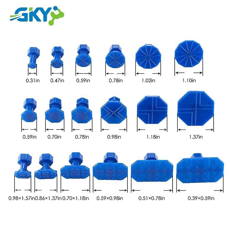 GKY Car Dent Repair Tool Auto Body Part Tấm Cơ Kim Loại Paintless Dent Removal Puller Kit Bộ Dụng Cụ Cầm Tay Bộ GKY