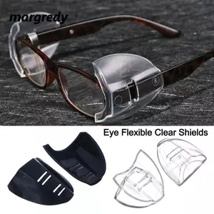 MARGREDY Eye Tấm chắn linh hoạt, Kính bảo vệ kính đa năng thời trang, Vỏ bảo vệ chống sương mù Cận thị Kính bảo vệ kính mắt Cánh bảo vệ nam nữ