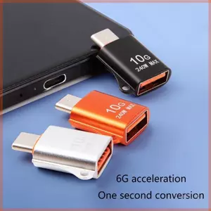 Đầu nối Star USB Type C sang USB A Bộ chuyển đổi đồng bộ hóa nhanh 10Gbps Bộ chuyển đổi nhôm OTG