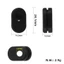 Dành Cho Xiaomi Cho A6 BlackC Xe Tay Ga Điện Phía Trước Ống Chặn Đen ABS 2.9 Gram