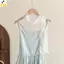 < YEI > Thắt lưng lưới ren trắng Dây thắt lưng thêu rỗng cho nữ mùa hè Slim Dress Phụ kiện thời trang mới