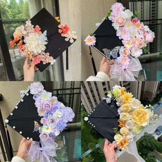 Mới Tự Làm Cử Nhân Mũ Thành Phẩm Kẹp Tóc Hoa Mô Phỏng Hoa Sinh Viên Tốt Nghiệp Ảnh Quà Tặng Ảnh Bạn Gái Bạn Gái20260610