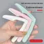 < YEI > 3PcS Máy cạo râu mặt nữ gấp an toàn Máy cạo lông mày de Chống trầy xước Dụng cụ trang điểm Máy tỉa lông mày Mặt Dao cạo mới