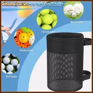 AIHOM Pileball Lưới Túi Di Động Cầu Cọc Tổ Chức Giá Đỡ Bóng Bảo Quản Lưới Dành Cho Nam Nữ Bé Trai Bé Gái Thanh Thiếu Niên Vận Động Viên,