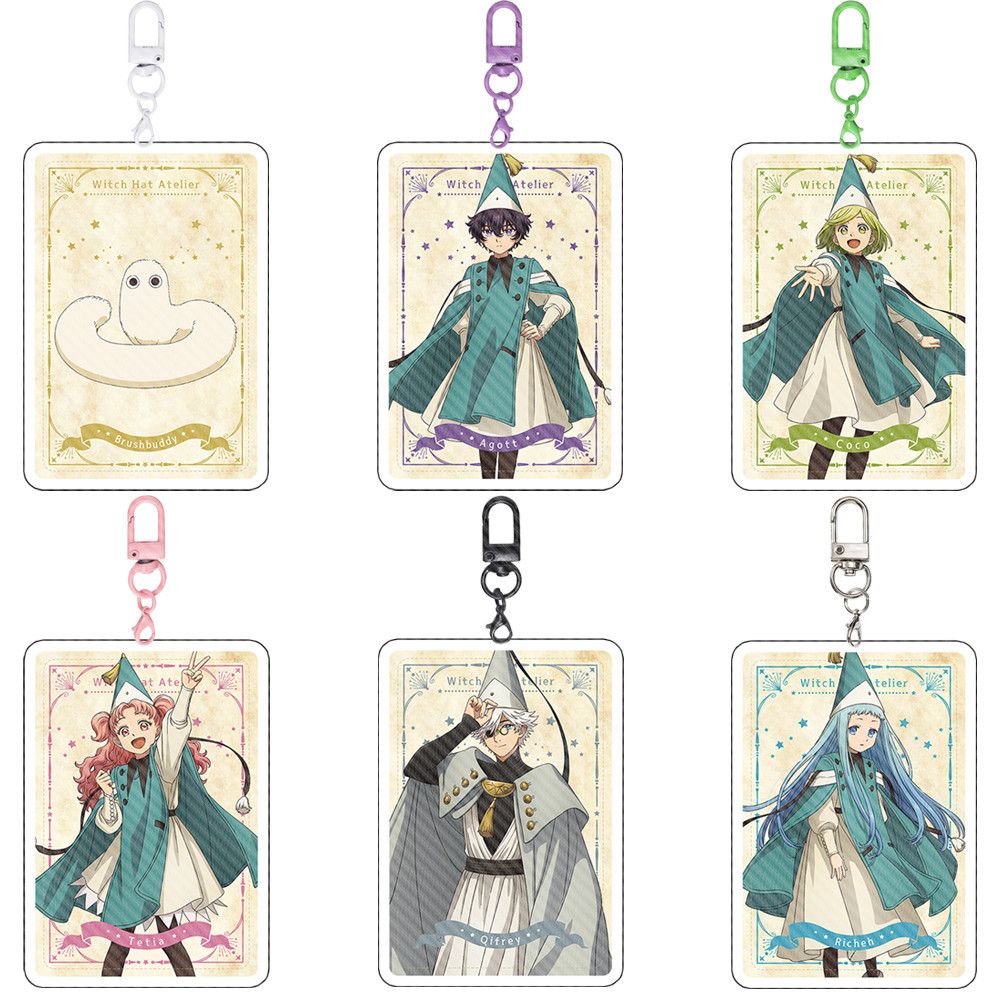 Anime Peripheral WHA Coco Qifrey Tetia Richeh Agott Arklaum Brushbuddy Acrylic KeyChain Creativity Backpack