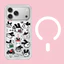Ốp điện thoại cứng cuộn gạo và rau củ từ tính cho iPhone 17 16 Pro 15 14 Pro Max Vỏ bảo vệ mờ mờ mờ trong suốt