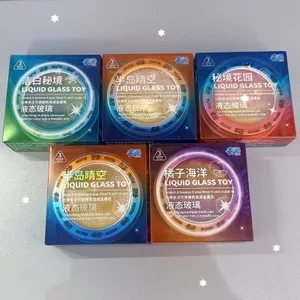 Bùn thủy tinh lỏng Non-Newton Chất lỏng pha lê bùn Slime Đồ chơi giải nén trẻ em An toàn không độc hại Bùn thủ công 6.10