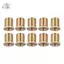 Núm chuyển số 10 gói Phụ kiện Bộ lắp đai ốc màu vàng mới M10x1.25