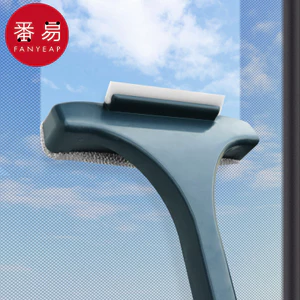 / Bàn chải màn hình cửa sổ A1P65-Làm sạch không thể tháo rời Gạc có thể giặt được Màn hình cửa sổ gia đình Hai mặt 2EJT