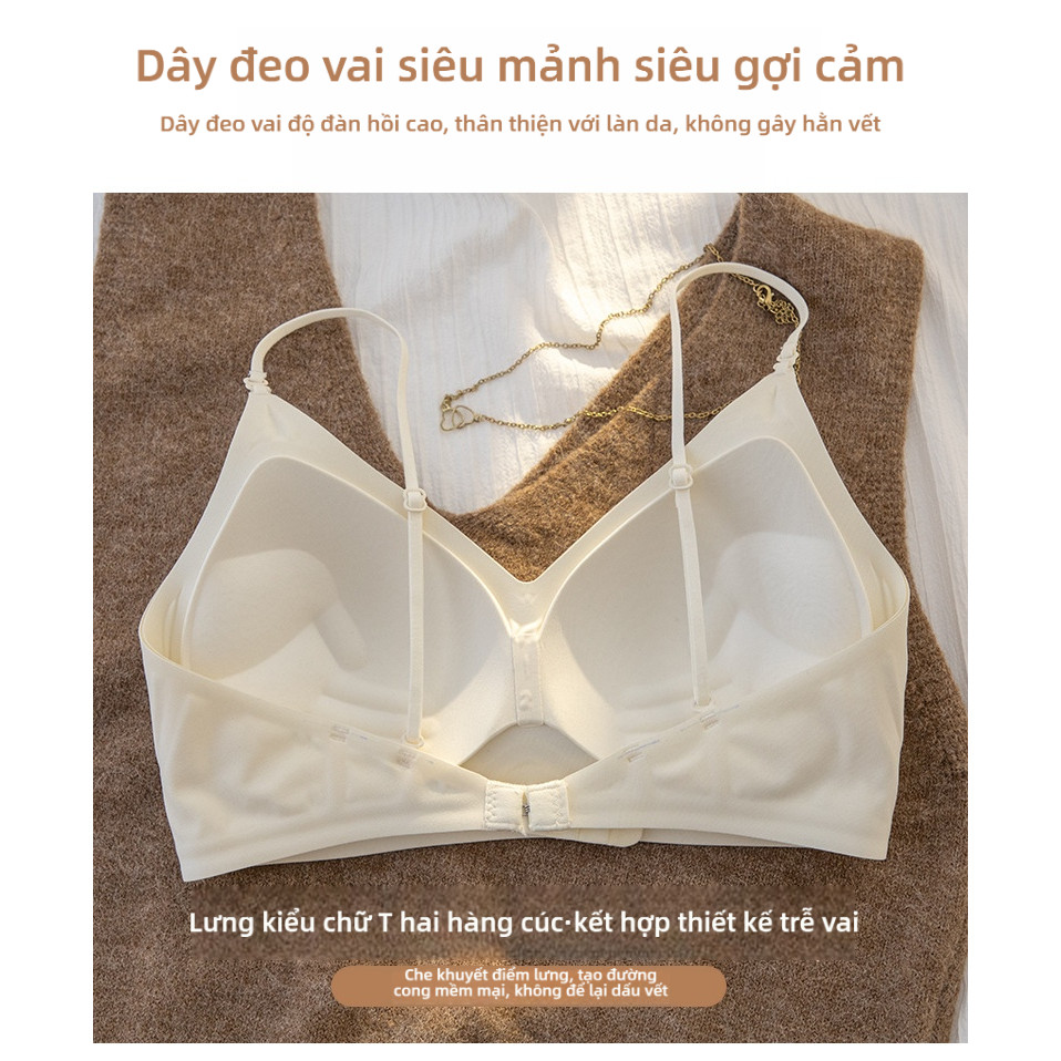 Áo ngực không dây phong cách truyện tranh, nhẹ, linh hoạt, thoải mái, dễ thở, tập hợp hình ngực, dáng ôm eo hẹp, sử dụng rộng rãi.