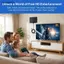 Ăng-ten TV kỹ thuật số HD trong nhà 200 dặm Bộ khuếch đại tín hiệu tích hợp để tiếp nhận kênh trong suốt tại nhà Đẹp