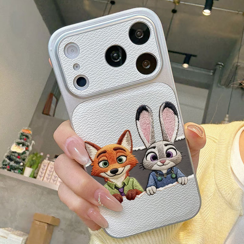 Ốp lưng iPhone Họa tiết da mạ Judy Nick họa tiết iPhone 17 16 15 14 13 12 11 Pro Max Plus Max