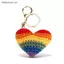 # HB # Luy Bốn Lá Cỏ Ba Lá Móc Khóa Hình Trái Tim Dễ Thương Hoa Handmade Túi Dệt Charm Móc Khóa Túi Sáng Tạo Trang Trí Mặt Dây Chuyền.