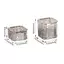 Phụ kiện tóc Hộp lưu trữ Hộp đựng dây buộc tóc Acrylic trong suốt để giặt Pods Hộp đựng bàn sắp xếp mới
