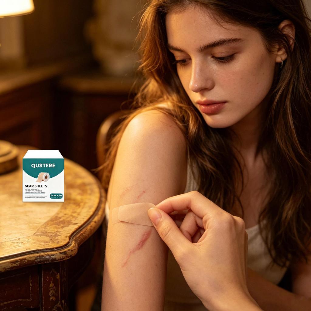 Dải sẹo silicon Chống thấm nước Thoáng khí Miếng dán Tummy Tuck Miếng dán sẹo Cuộn cho phần C Tummy Tuck Sau sinh ewoekvn