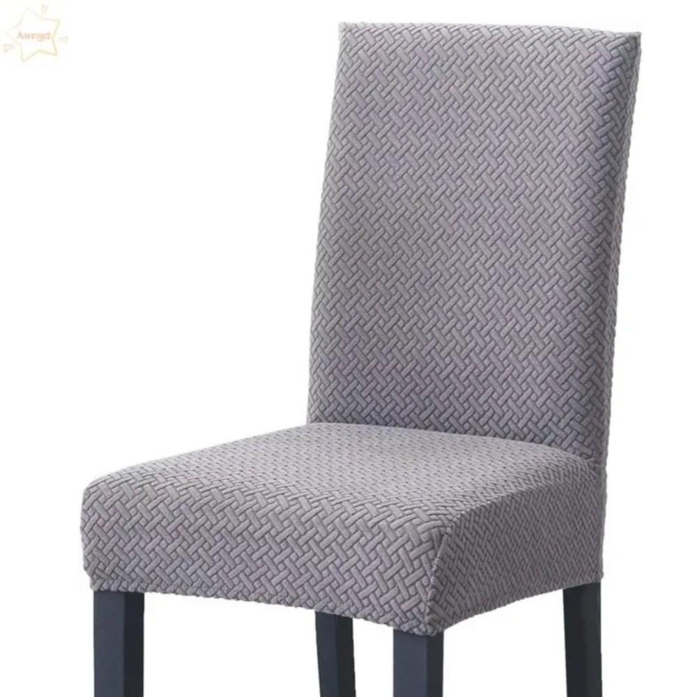Bọc ghế Jacquard AWNGD, co giãn, bọc toàn bộ ghế không tay, dễ giặt, dùng cho ghế cao 47–60cm