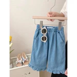 Bé Gái Tencel Phù Hợp Với Quần Hàn Quốc Ren