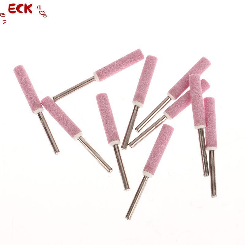 ECK 10 Chiếc Cưa Xích Mài Đá Tập Tin 4 / 4.8 / 5.5 / 6 Mm Dây Xích Cưa Mài Bộ Đánh Bóng Kim Loại Máy Mài Cưa Xích Đá HOT