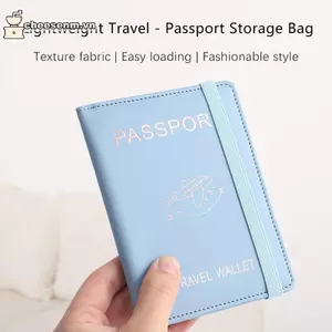 Cheenm Chống Thấm Nước Hộ Chiếu Có Bao Du Lịch Da PU Thẻ Tín Dụng Ví Dễ Thương Hộ Chiếu Sách Dành Cho Nữ / Nam Hộ Chiếu Bao VN