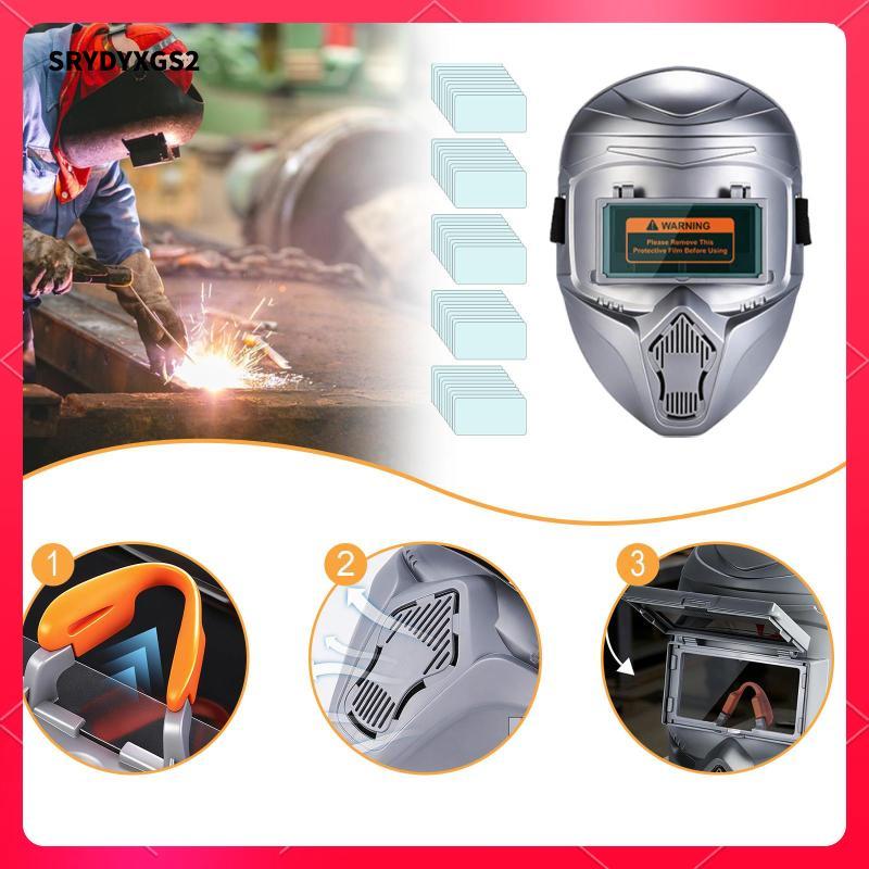 Mũ hàn Xem lớn Lật lên Tự động làm tối da mặt cho phụ kiện hàn chuyên nghiệp Sử dụng