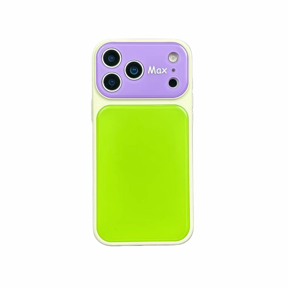 Ốp Điện Thoại Acrylic Nối Màu Cho iPhone 17 Pro Max 16 15 14 Vỏ Bảo Vệ Chống Sốc
