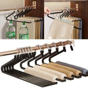 Móc treo quần chữ Z hình con ngỗng mới Không trượt không dấu vết Quần kẹp tủ quần áo gia đình sắp xếp lưu trữ tủ quần áo
