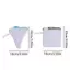 TRTR 1 chiếc 10x10cm Túi đựng đồ giặt So & Small Item có khóa kéo - Túi giặt lưới hạng nặng có thiết kế góc VN