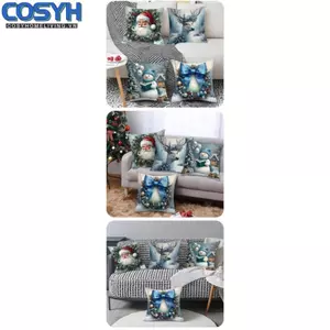 <cosyh>Cotton Christmas Decor Easy To Clean Seasonal Home Decor Soft Cotton Material