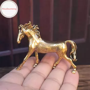 Hodou Đồng Ngựa Tượng Nhỏ Tết Nguyên Đán Cung Hoàng Đạo Ngựa Trang Trí Phong Thủy Dụ Tượng Văn Phòng Nhà Để Bàn Trang Trí Thủ Công VN