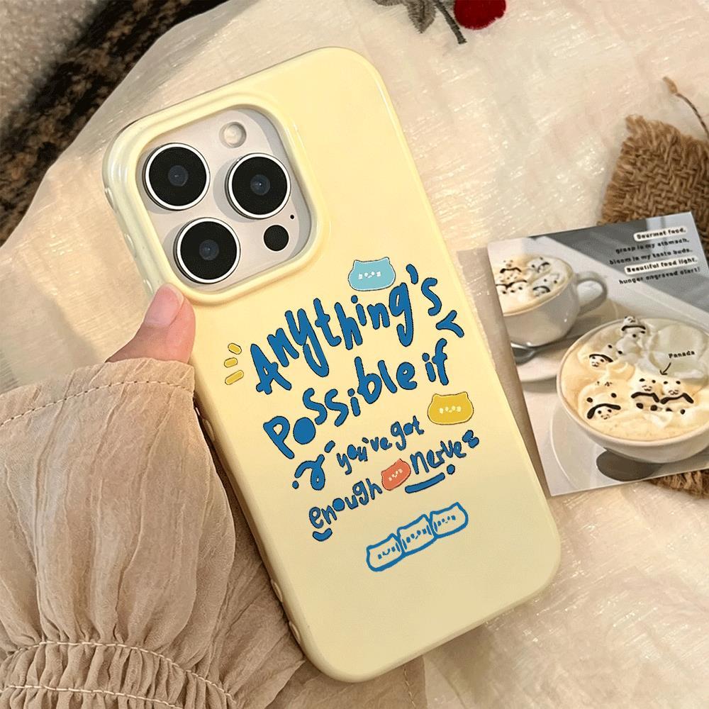 Nguyên khí văn bản cho iPhone17promax trường hợp điện thoại 161514plus3trong1bezel131121